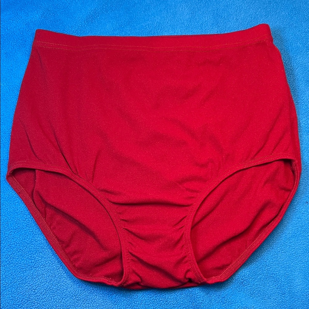 Cardinal Red Cheer/Dance Brief Spanks L/XL NWOT